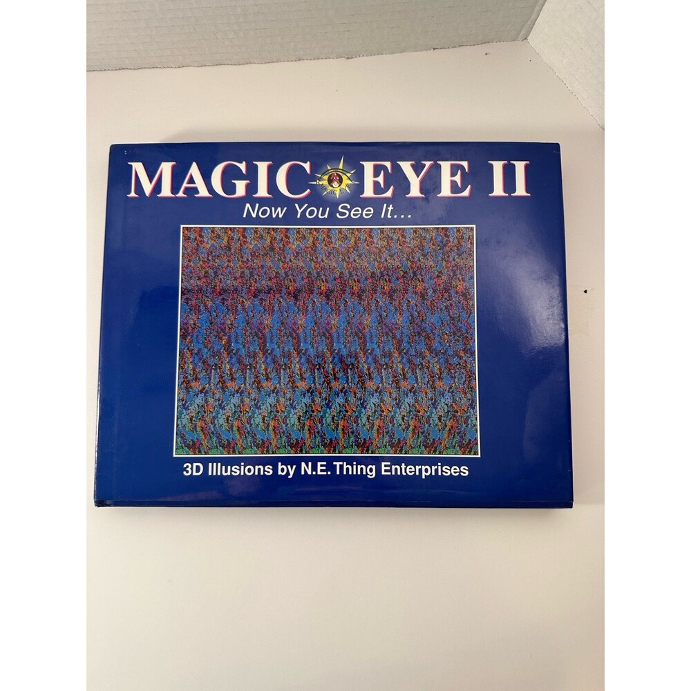 Magic Eye 3D Illusions Hardcover Books Volumes 1 Thru 3 With Jackets Nice Fun - Picture 7 of 10